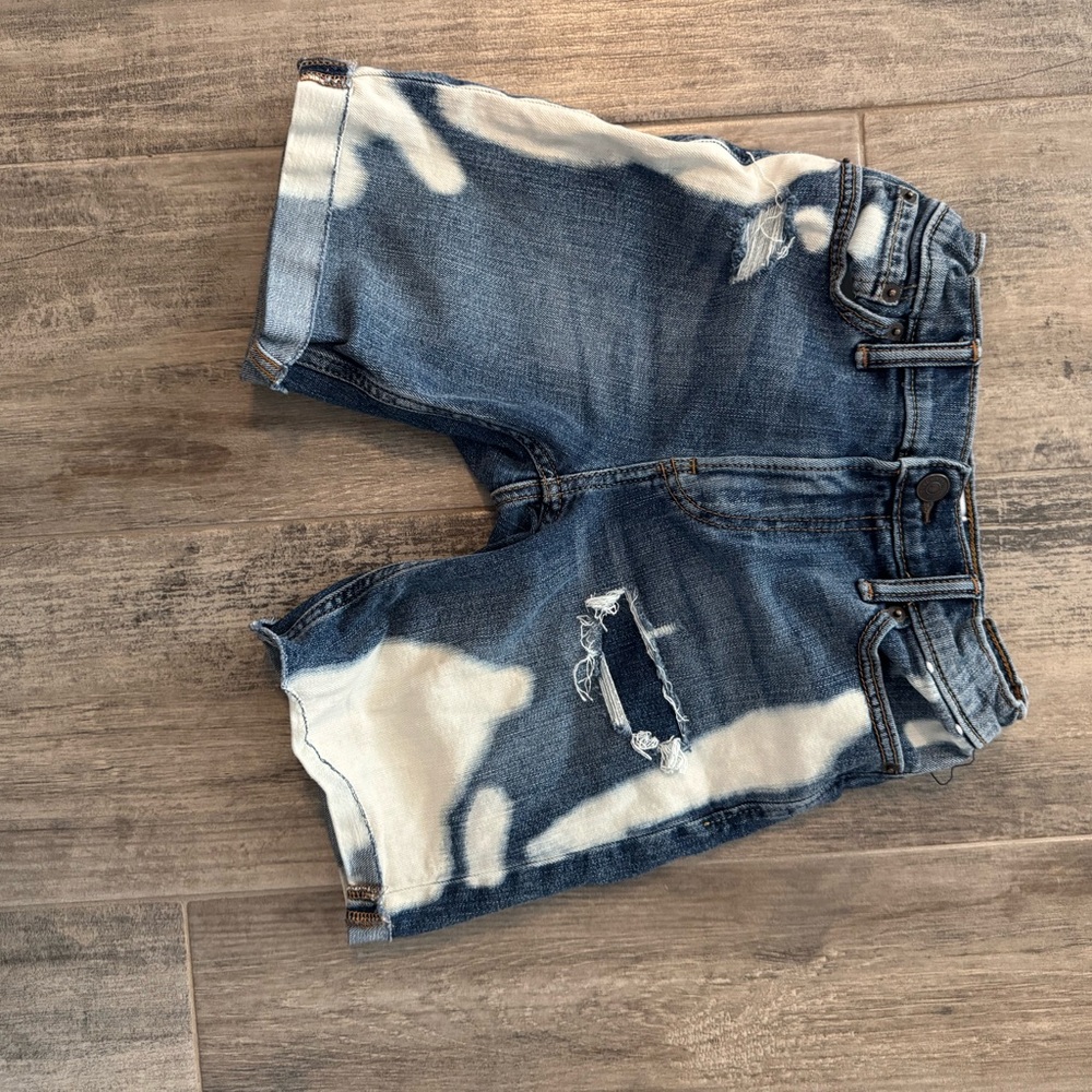 Boys Distressed Denim Shorts